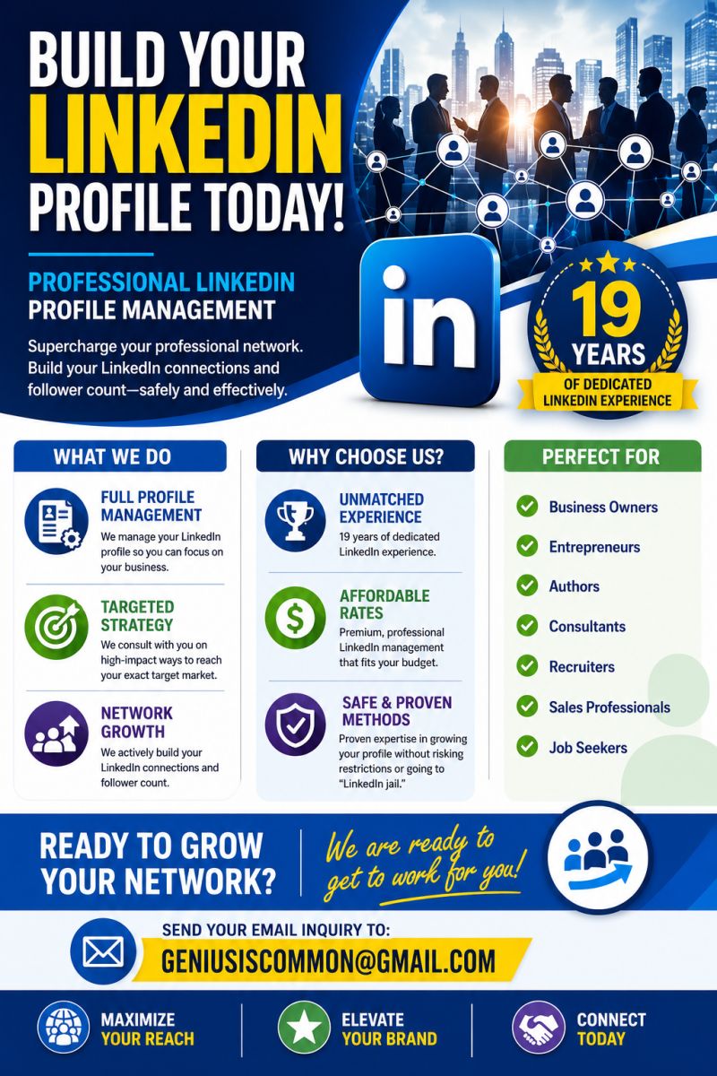 LinkedIn Management Add