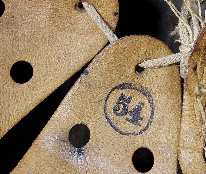 Size ink marking on liner in an M40. The liner is manufactured by F.W. Müller Jr., Berlin.