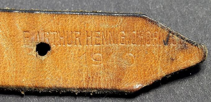 E. Arthur Hennig. Ohorn /Sa. 1940