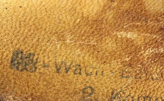 Very rare SS stamping on an M40 ET SS SD. The stamp says; SS-Wachtbattalion 