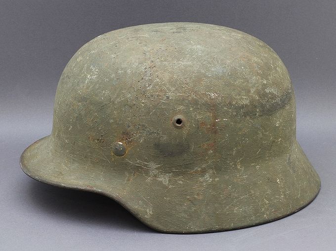 M35 EF68 with hand-brushed light green-grey sand paint.