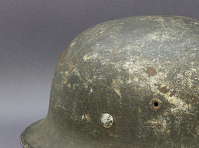 M40 EF66 with gray rough textured paint. The white paint shows where the textured paint has been worn off.
