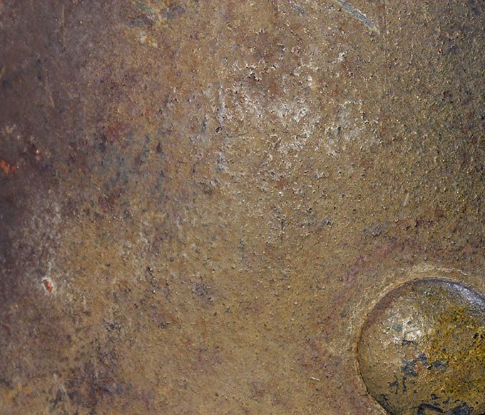 Another close-up picture of one of the rivet heads.