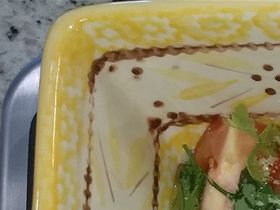 Prepared to go into oven