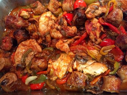 Scarpariello I made a few months ago with boneless chicken and red peppers