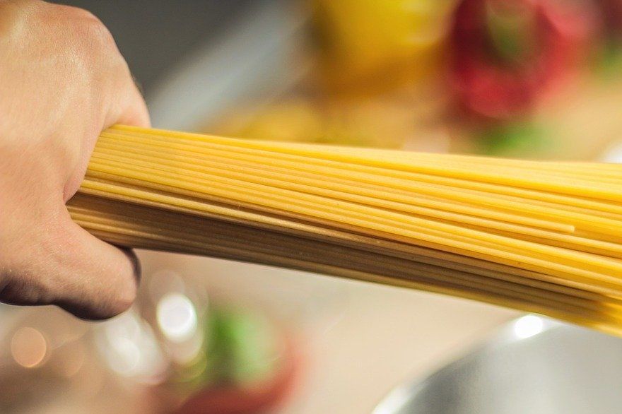 Start boiling the water for the spaghetti, the sauce only takes a few minutes.