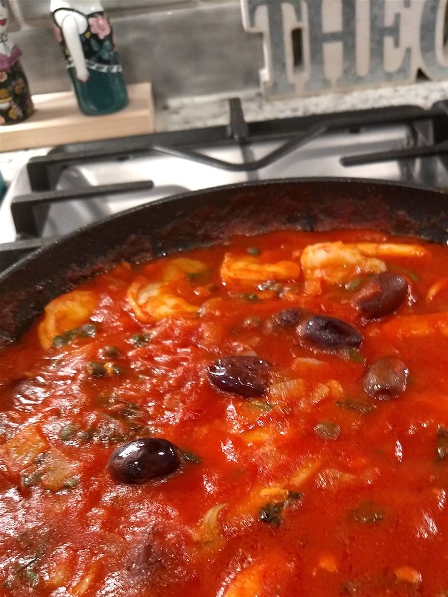 I added a few shrimp.....yum