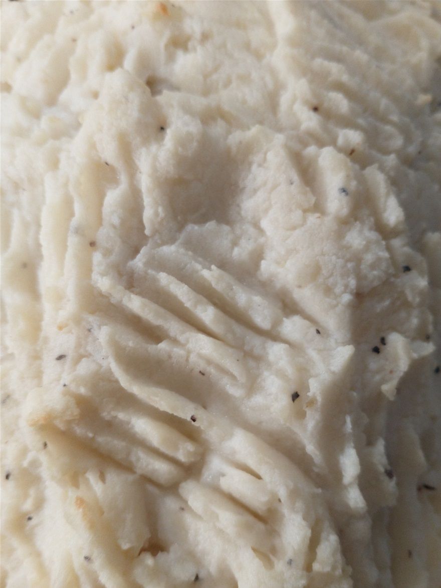 Mashed potatoes frosting....yum