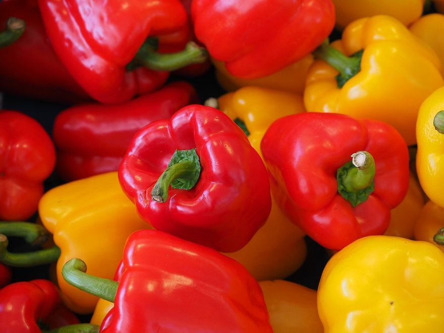 Peppers, peppers, sweet colors galore!!!