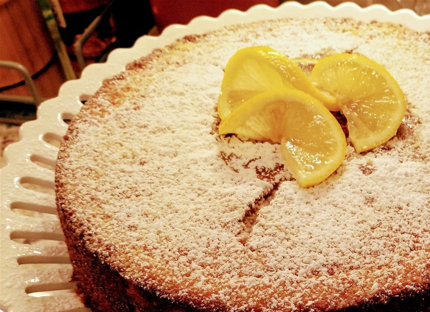 Lemony olive oil cake..... where's my espresso?