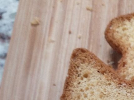 Slices of pannetone