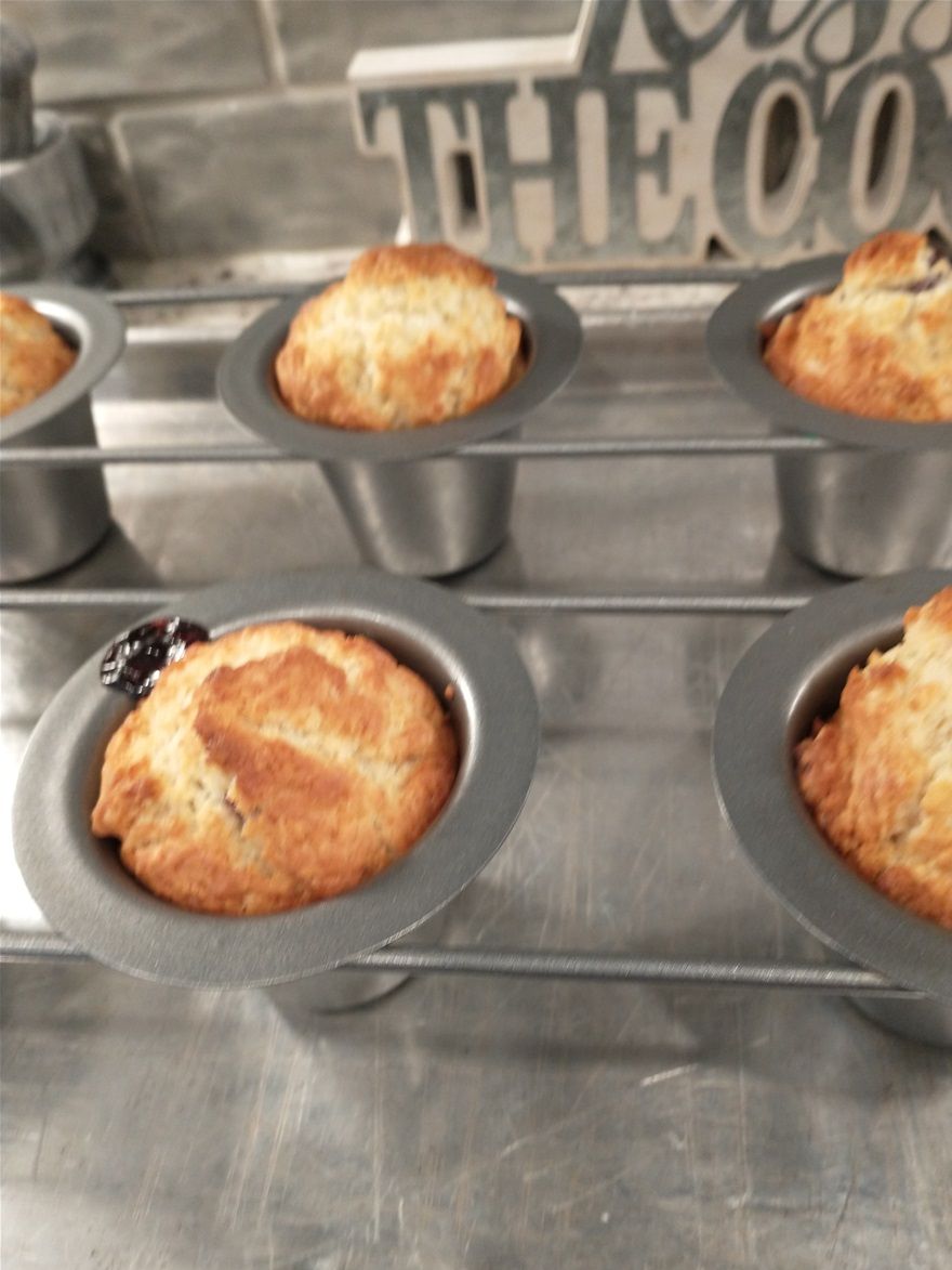 Nice and warm out of the oven. Pass the butter.