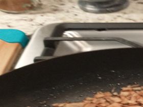 Stems cooking away in butter...