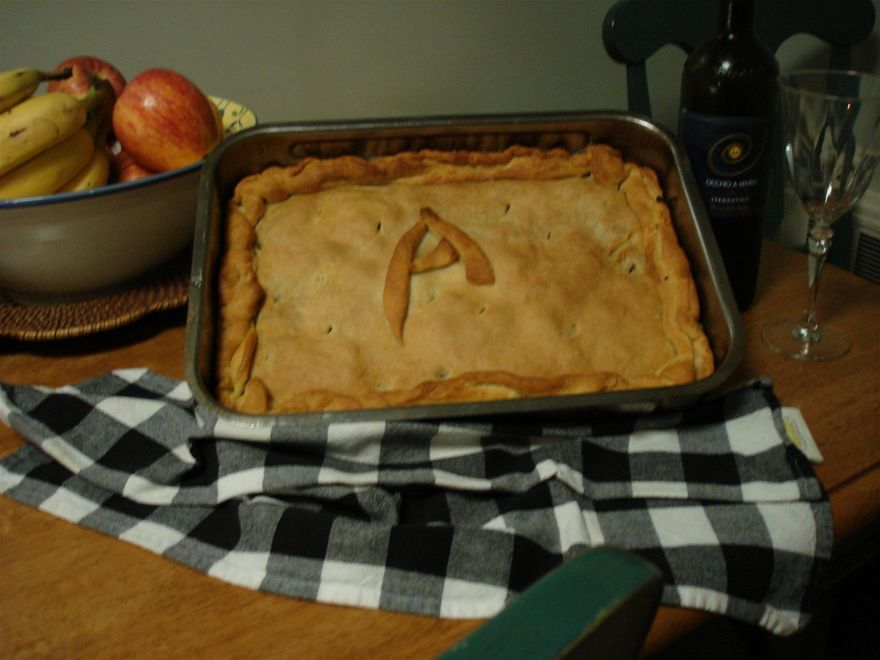 A is for Anna....her onion Pie is the best!