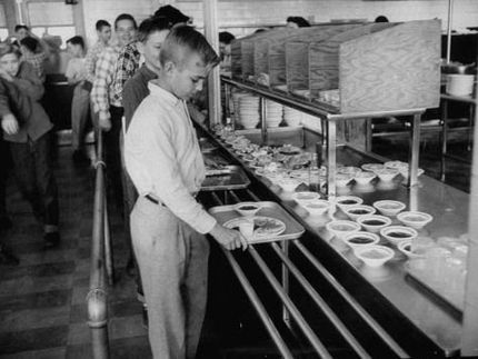 I enjoyed the school lunches, they were so different than the food I ate at home.
