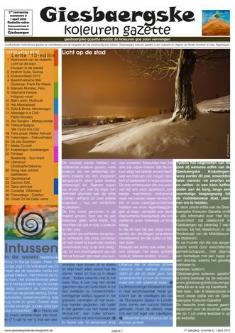 Giesbaergske Koleuren Gazette nr 6