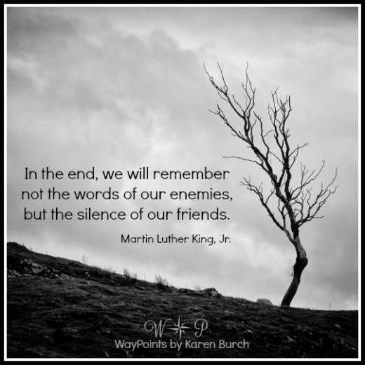 When we're hurt by others, we're not nearly... as hurt by our enemies as we are by the people we thought were friends, people who we believed cared for us and would protect, defend and support us. Being disappointed, let down, betrayed, abandoned or simply unsupported by our friends is far worse a thing than being mistreated by a stranger, someone we don't expect to be there for us, or by a person that we know clearly dislikes us and doesn't wish us well. It's not the actions of our enemies that are often most devastating to us, but it's the actions -- or non-actions -- of people we trust that really do us the most harm. Friends can be far more dangerous to our emotional well being than enemies might be.