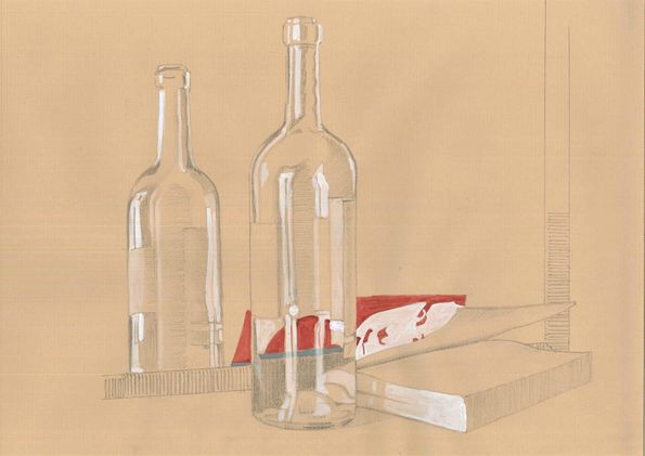 La Gioconda allo specchio
2017
Crayon de bois et acrylique sur papier