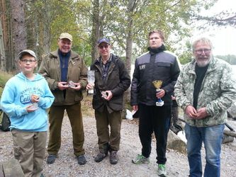 Fr v Lukas Jansson, Kent Boström, Fredrik Pettersson, Felix Ström  och Björn Åsbrink
