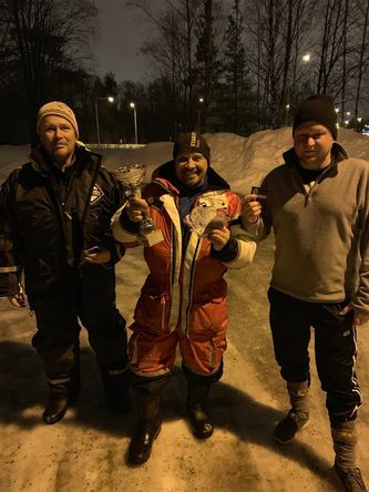 Fr v Janne W 2:a, Lasse B 1:a och Micke L 3:a