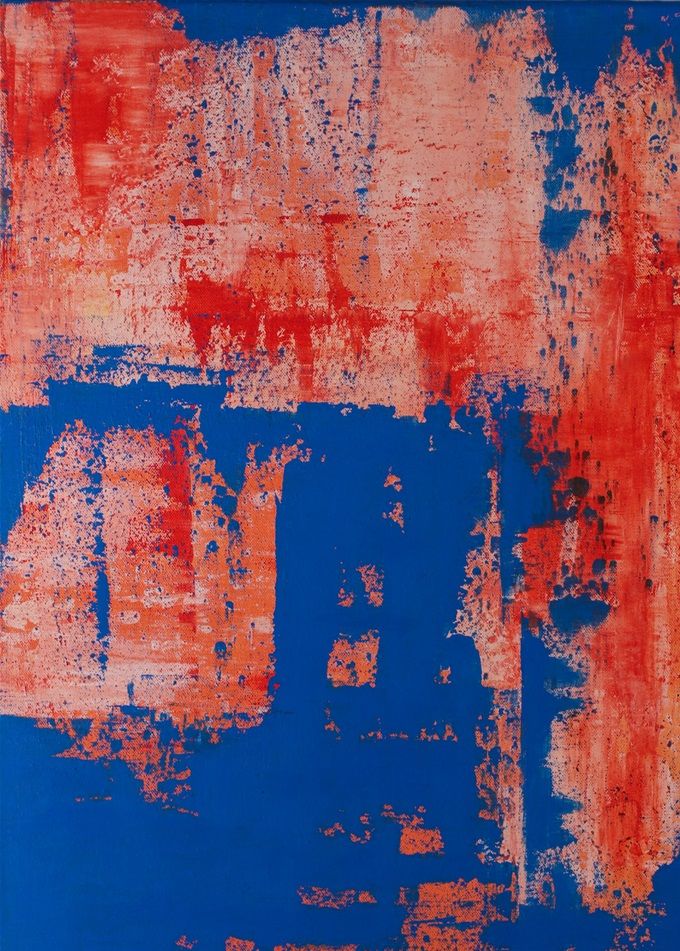 Giulia Cernetig - Frammenti di un sogno erotico, Acrilico su tela 50x70     -                  Opera in catalogo della 31° Fiera Arte Padova, C.A.T.S.