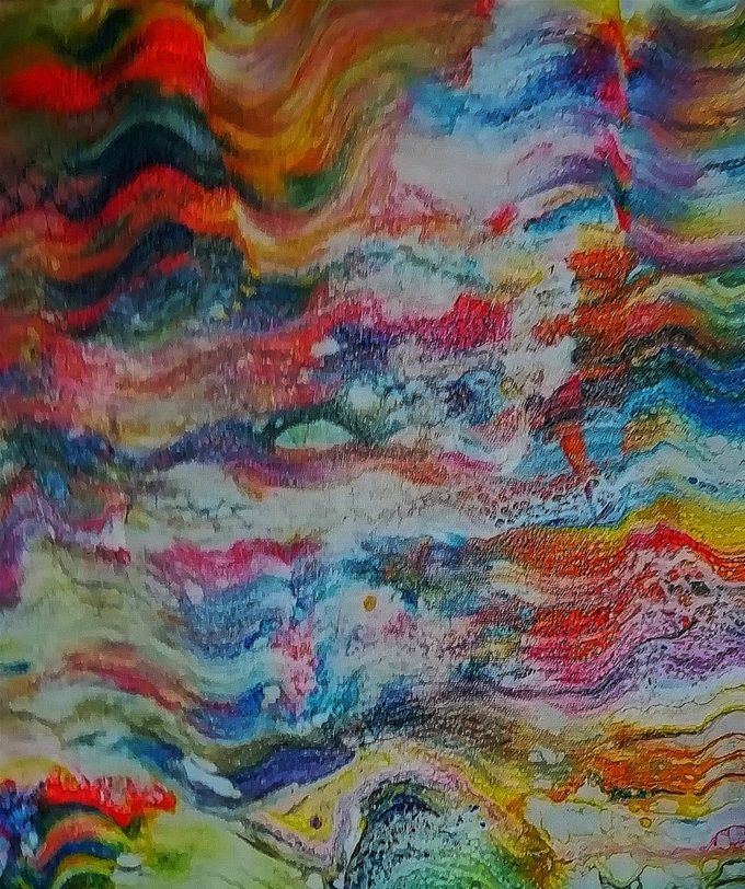 Giulia Cernetig - Il respiro dell'estate, Acrilico su tela 50x70