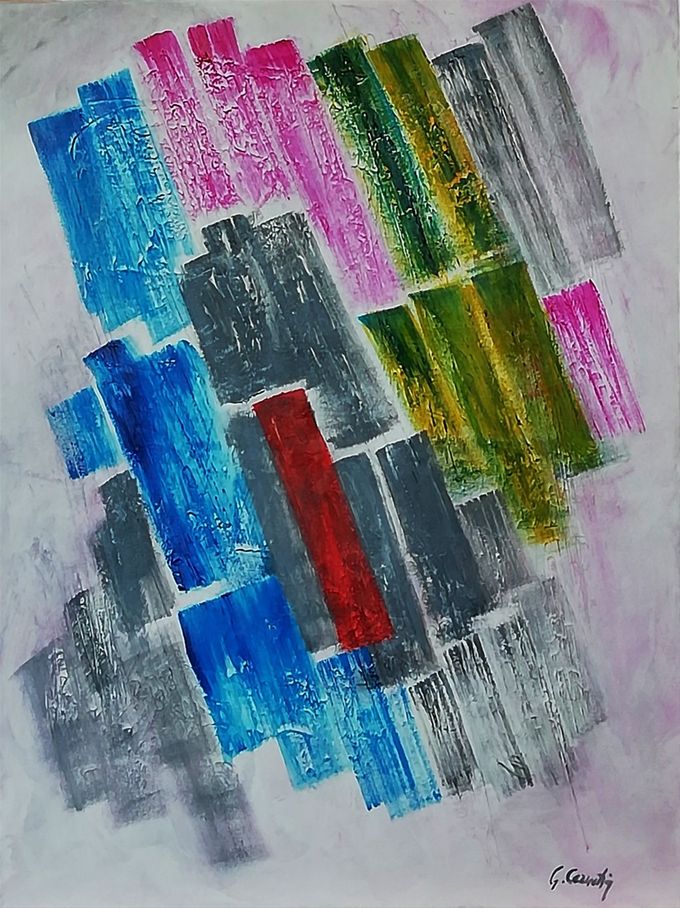 Giulia Cernetig - The wall, Materico 60x80