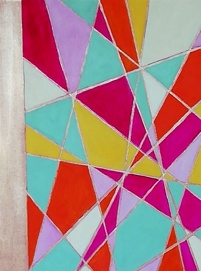 Giulia Cernetig - Tessere di un racconto, Acrilico 60x80