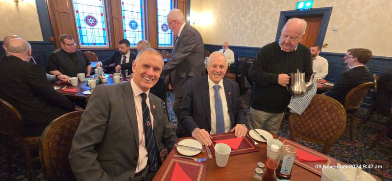 Brethren at Newry Masonic Hall