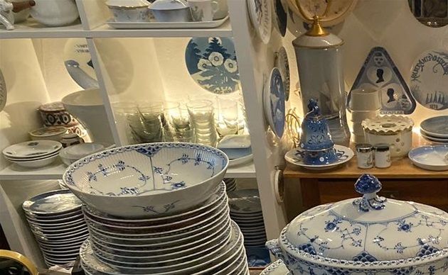 Dahl jensen stort udvalg, royal copenhagen second hand, mågestel stortudvalg