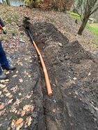 Curved new pipe