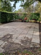 Leafblown patio 2