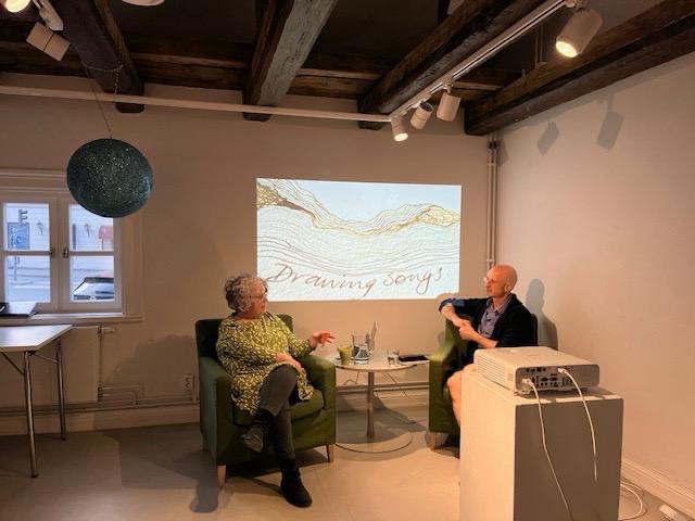 Artist's presentation at the uppsala Artists' Club