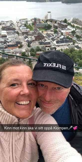 Kinn mot kinn ska vi sitt oppå Klompen..( DDE-referanse)