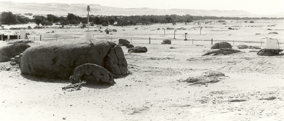 Rock wind meter in place
