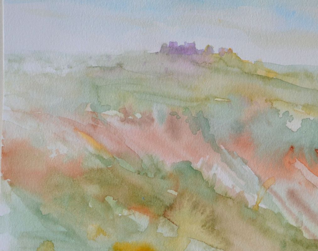 Goran Margetic, Steiermark, 2017. Aquarell auf Papier 18x26 cm