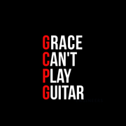 Image of Grace can't Play Guitar logo which is the band name abbreviated to G C P G