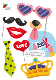 Photo Booth uitknip Ansichtkaart A4