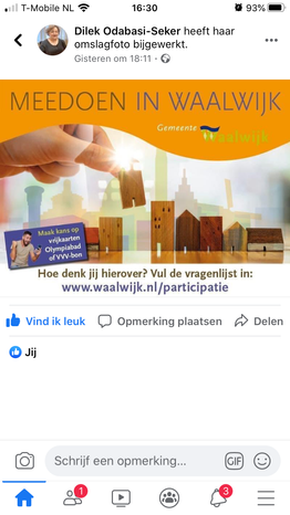 Online acties inzetten Gemeente Waalwijk