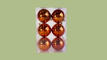 Julekugler blank orange 8 cm