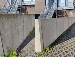 Betonnen muur