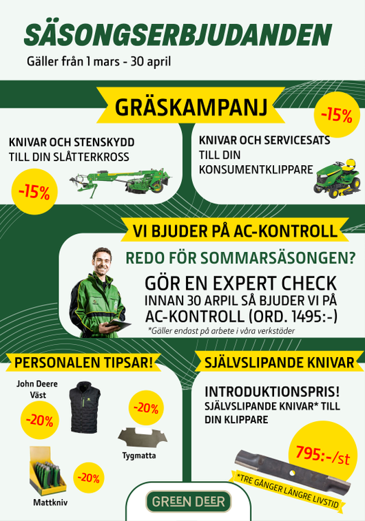 Erbjudanden och kampanjer Green Deer