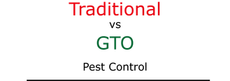 Traditional vs GTO pest control