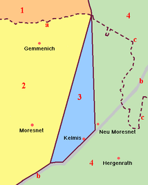 Moresnet quadripoint