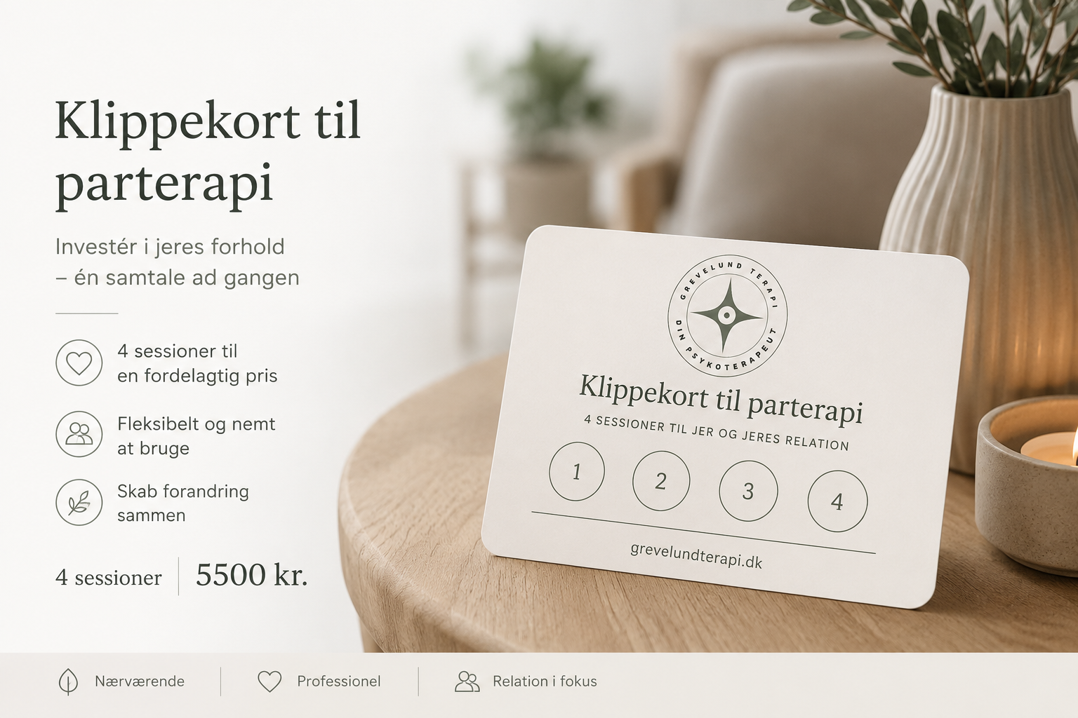 Klippekort til parterapi