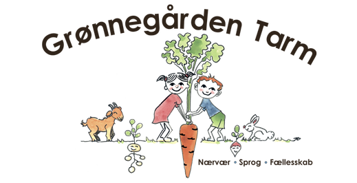 Logo for vuggestuen og børnehaven Grønnegården ved Tarm