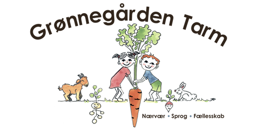 Logo for vuggestuen og børnehaven Grønnegården ved Tarm