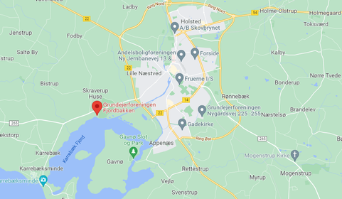 Grundejerforeningen Fjordbakken, Dyves Bro mellem Næstved og Karrebæksminde