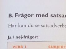 Satsadverb ordföljden i frågor