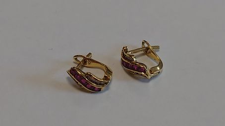 Diamantörhängen